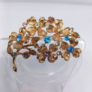 Vintage Floral Brooch
